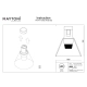 Bianca lampa do szynoprzewodu magnetycznego Flarity LED 3W 60lm 2700K TR147-1-3W2.7K-BS-DE