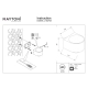 Blow kinkiet IP54 LED 10W 900lm 3000K O435WL-L10GF3K