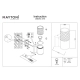 Bowery kinkiet IP54 1xGU10 O583WL-01W