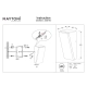 Brick kinkiet IP54 LED 10W 1100lm 3000K O436WL-L10GF3K1