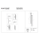 Calipso kinkiet LED 24W 1620lm 2700K C082WL-24W2.7K-B