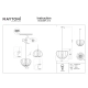 Cambio lampa wisząca 1xE27 MOD398PL-01S