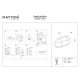 Candle kinkiet IP65 1xE27 O449WL-01GF1