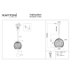 Cane lampa wisząca 1xG9 MOD204PL-01BG1