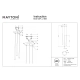 Cascade lampa wisząca LED 19W 1400lm 3000K-4000K MOD132PL-L18BK