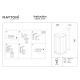 Cell kinkiet IP65 1xE27 O452WL-01GF1