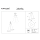 Curve lampa wisząca LED 31W 2100lm 2600K-3500K MOD242PL-L33BSK