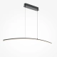 Curve lampa wisząca LED 15W 800lm 3000K-4000K MOD243PL-L18BK