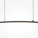 Curve lampa wisząca LED 15W 800lm 3000K-4000K MOD243PL-L18BK