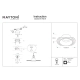 Dot lampa wbudowana 1xGU10 DL042-01-RD-W