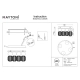 Drop lampa sufitowa LED 60W 7000lm 3000K MOD273CL-L60G3K