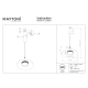 El lampa wisząca LED 12W 500lm 3000K MOD041PL-L15B3K1