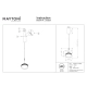 El lampa wisząca LED 12W 650lm 3000K MOD041PL-L15GB3K