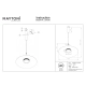 El lampa wisząca LED 12W 800lm 3000K MOD041PL-L15W3K1
