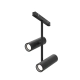 Elti Duo reflektor do szynoprzewodu magnetycznego Flarity LED 24W 1463lm 3000K TR005-2-2X12W3K-B Maytoni