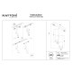 Elti Duo reflektor do szynoprzewodu magnetycznego Flarity LED 24W 1517lm 3000K TR005-2-2X12W3K-BBS