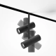 Elti Duo reflektor do szynoprzewodu magnetycznego Flarity LED 24W 1463lm 3000K TR005-2-2X12W3K-B