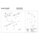 Elti reflektor do szynoprzewodu magnetycznego Flarity LED 12W 844lm 3000K TR005-2-12W3K-B