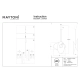 Evolution lampa wisząca LED 9W 400lm 3000K MOD396PL-L10GR3K