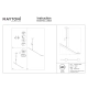 Fad lampa sufitowa LED 8W 500lm 3000K MOD070CL-L8B3K