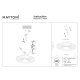 Fiore kinkiet LED 7W 510lm 3000K MOD233WL-L11BS3K