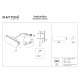 Flat kinkiet LED 6W 730lm 3000K MOD296WL-L6BS3K