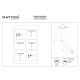 Focus Dual reflektor do szynoprzewodu 1-fazowego Unity LED 6W 400lm 3000K TR142-1-6W3K-B