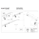 Focus LED lampa do szynoprzewodu magnetycznego Exility 5W 377lm 3000K TR032-2-5W3K-M-BBS