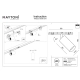 Focus LED lampa do szynoprzewodu magnetycznego Exility 5W 420lm 3000K TR032-2-5W3K-S-W
