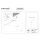 Focus LED lampa do szynoprzewodu magnetycznego Exility 12W 950lm 2700K-6000K TR032-4-12WTW-S-DD-B