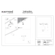Focus LED lampa do szynoprzewodu magnetycznego Exility 12W 950lm 2700K-6000K TR032-4-12WTW-S-DD2-B