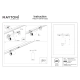 Focus LED lampa do szynoprzewodu magnetycznego Exility 12W 950lm 2700K-6000K TR032-4-12WTW-S-DD2-W