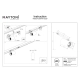 Focus LED lampa do szynoprzewodu magnetycznego Exility 20W 1200lm 2700K-6000K TR032-4-20WTW-S-DD-W