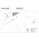 Focus LED lampa do szynoprzewodu magnetycznego Exility 5W 300lm 2700K-6000K TR032-4-5WTW-S-DD-B