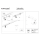 Focus LED lampa do szynoprzewodu magnetycznego Exility 5W 300lm 2700K-6000K TR032-4-5WTW-S-DD2-W