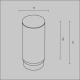 Focus LED  dekoracyjny dyfuzor S RingSAcr-5-W