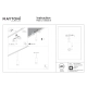 Focus LED lampa wisząca do szynoprzewodu magnetycznego Exility 12W 1040lm 3000K TR041-2-12W3K-W