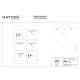 Focus T reflektor do szynoprzewodu magnetycznego Flarity LED 6W 270lm 3000K TR141-2-6W3K-M-B