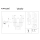 Frame kinkiet 2xE14 MOD174WL-02G