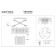 Frame lampa sufitowa 9xE14 MOD174CL-09G