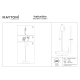Gerhard lampa wisząca LED 19W 1000lm 3000K MOD189PL-L12GR3K1