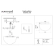 Glassy lampa sufitowa 1xE27 MOD270CL-01B