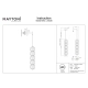 Golden Cage kinkiet LED 17W 1100lm 3000K MOD216WL-L10G3K