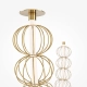Golden Cage lampa wisząca LED 117W 6400lm 3000K MOD216PL-L42G3K