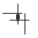 Halo kinkiet LED 24W 750lm 3000K-4000K MOD248WL-L24BK Maytoni