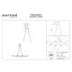 Halo lampa wisząca LED 40W 1400lm 2600K-3500K MOD244PL-L50BSK