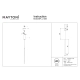 Halo lampa wisząca LED 11W 600lm 3000K-4000K MOD246PL-L12BK