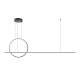 Halo lampa wisząca LED 40W 1500lm 3000K-4000K MOD247PL-L49BK Maytoni