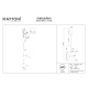 Kyoto lampa wisząca LED 11W 1300lm 3000K MOD178PL-L11G3K