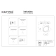 Lens reflektor do szynoprzewodu magnetycznego Flarity LED 15W 770lm 3000K TR217-2-15W3K-B